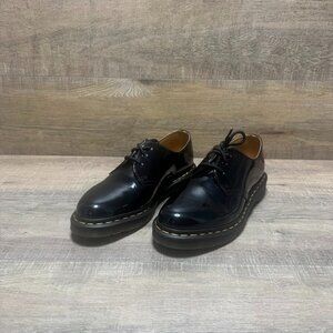 Dr. Martens Black Patent Leather Oxford Shoes Women's Size 10